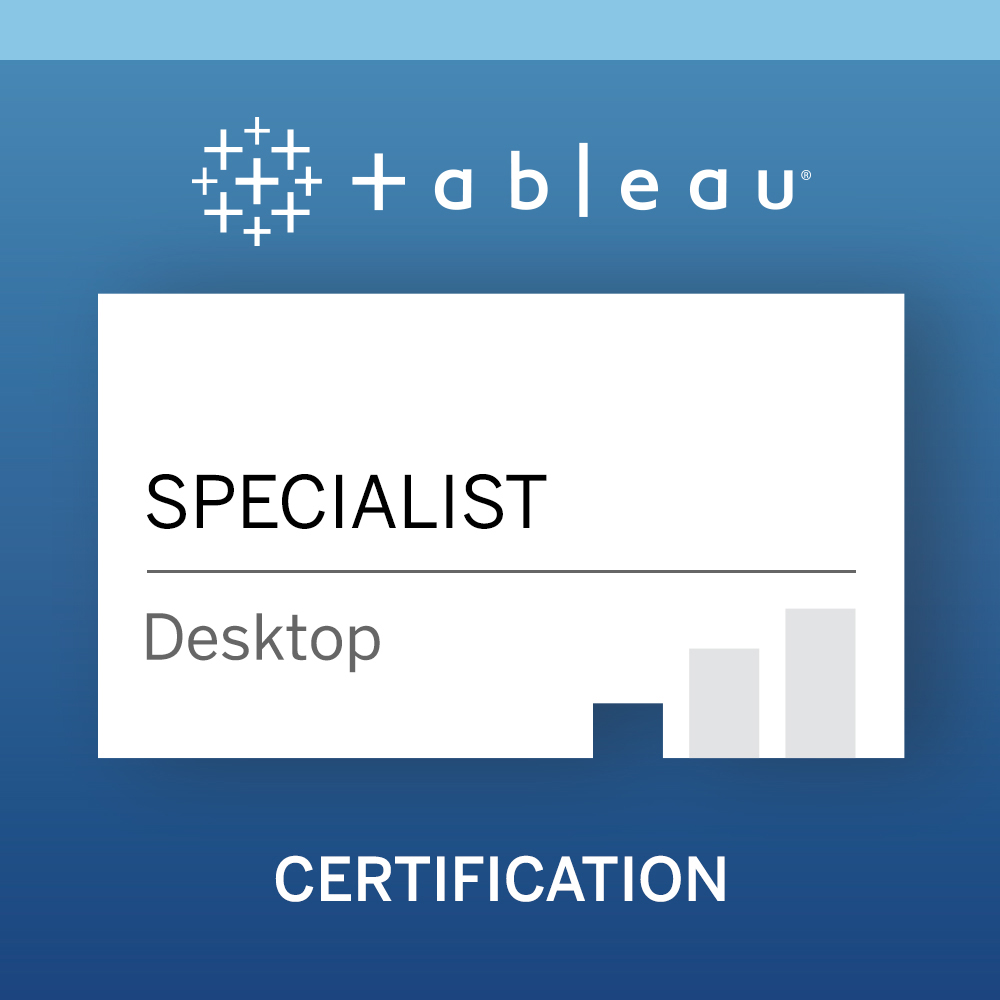 Tableau Desktop Specialist